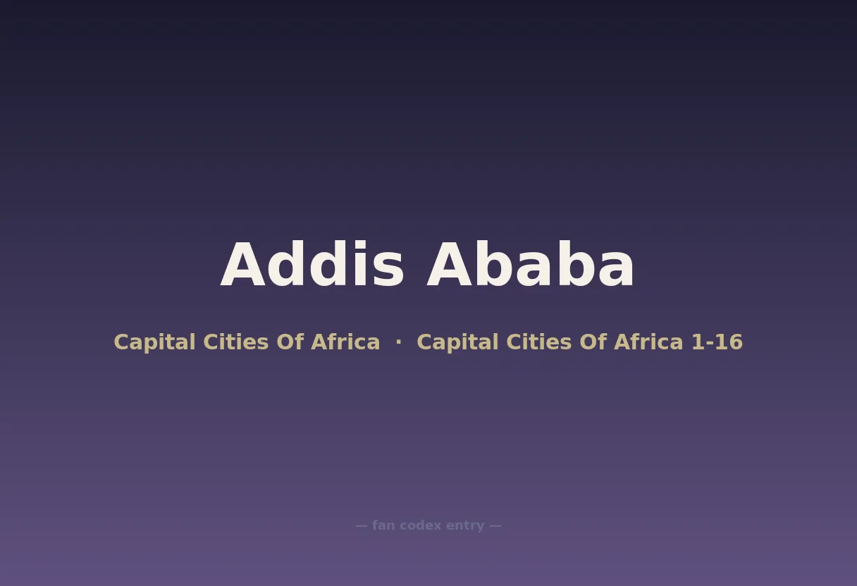 Addis Ababa
