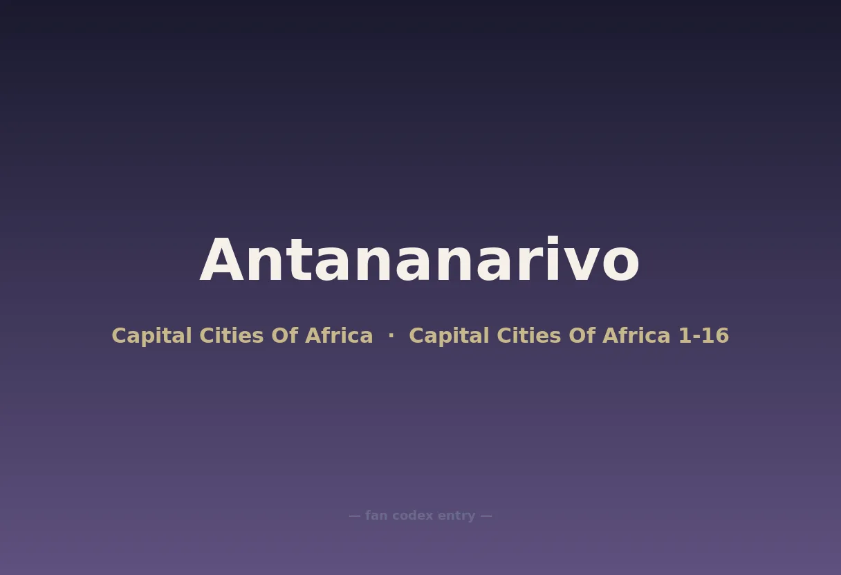 Antananarivo